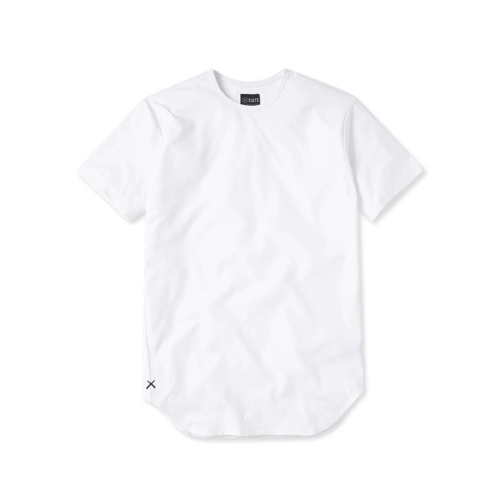 Cuts Clothing White Short Sleeve Tee